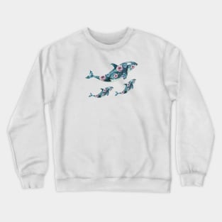 A Whale of a Print Crewneck Sweatshirt